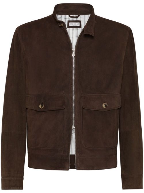Suede jacket - Brown