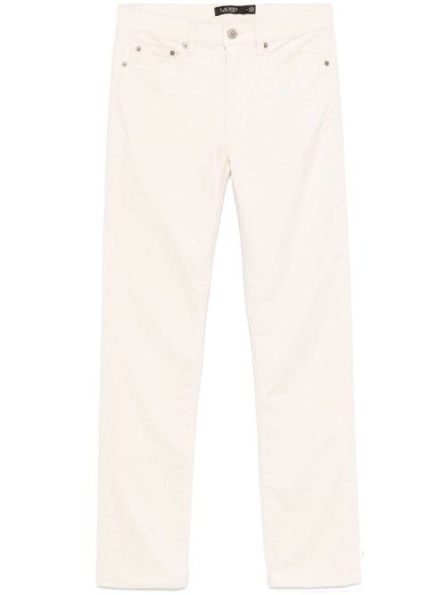 Corduroy trousers - White
