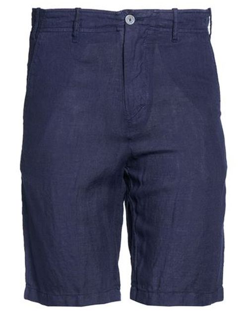 Man Shorts & Bermuda Shorts Navy Size 30 Linen
