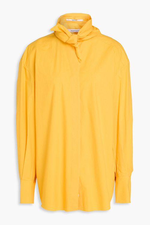 Cotton-poplin shirt - Yellow - IT 38