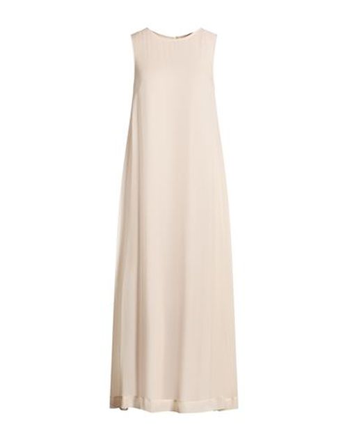 Woman Maxi dress Beige Size 2 Viscose