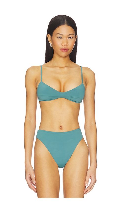 HAIGHT. Adjustable Monica Top in Green. - XS also in S, M