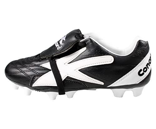 Authentic Concord Soccer Cleats Style S160XB Color Black/White Genuine Leather