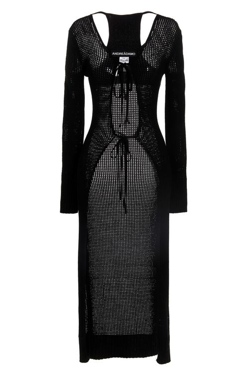 Openwork Long Cardigan