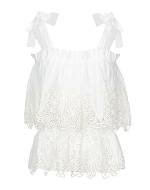 Dolce & gabbana Woman Top White Size 6 Cotton, Polyester