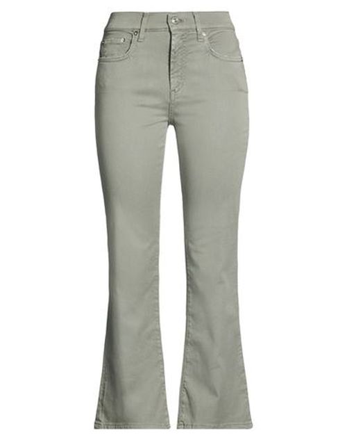 Roÿ Roger's Woman Pants Military green Size 26 Cotton, Lyocell, Elastane