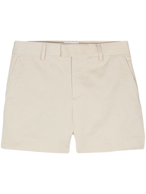 Rouny cotton twill shorts - Neutrals