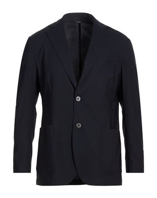 Man Blazer Midnight blue Size 40 Virgin Wool, Elastane