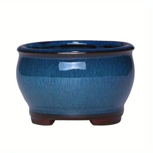 TEMU Round Planters Pots For Indoor Outdoor Plants, Round Rustic Container Modern Large Flower Pots For Gardening Home Desktop Office Decor