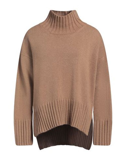 Alpha Studio Woman Turtleneck Camel Size 10 Wool, Viscose, Polyamide, Cashmere
