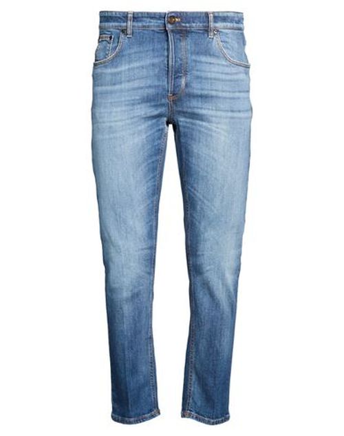 Man Jeans Blue Size 34 Cotton, Elastane