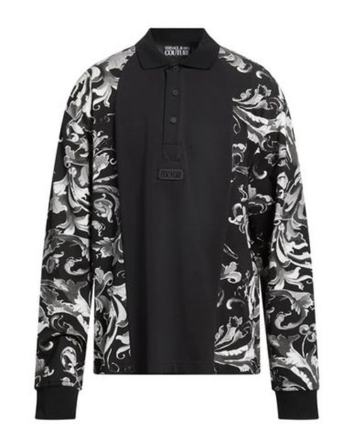 Man Polo shirt Black Size XL Cotton