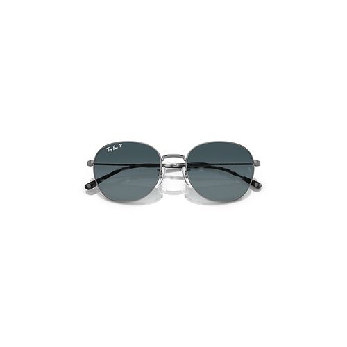 Ray-Ban Rb3809 Sunglasses Gunmetal Frame Blue Lenses Polarized 55-20