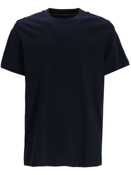 Crew-neck cotton T-shirt - Blue