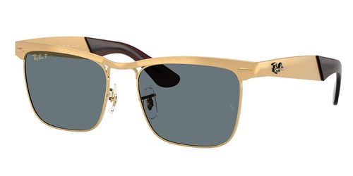 Ray-Ban RB3875 Wayfarer Deluxe Polarized 92763R Men's Sunglasses Gold Size 53