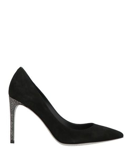 Woman Pumps Black Size 8 Leather