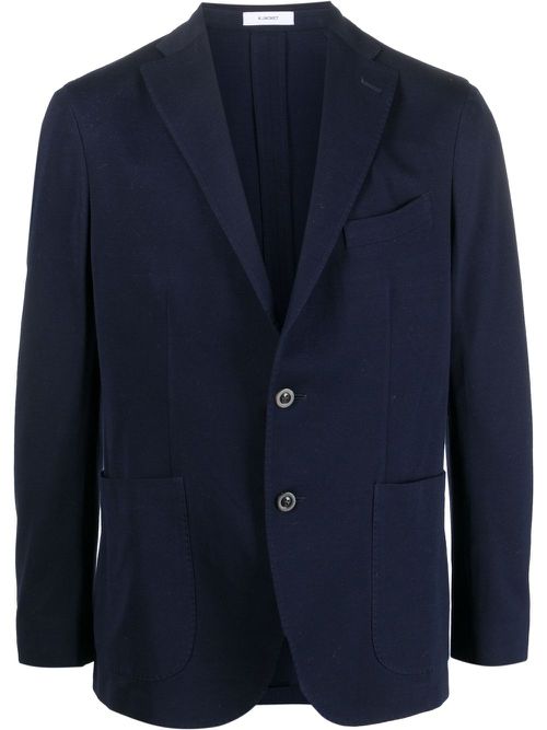 Single-breasted blazer - Blue