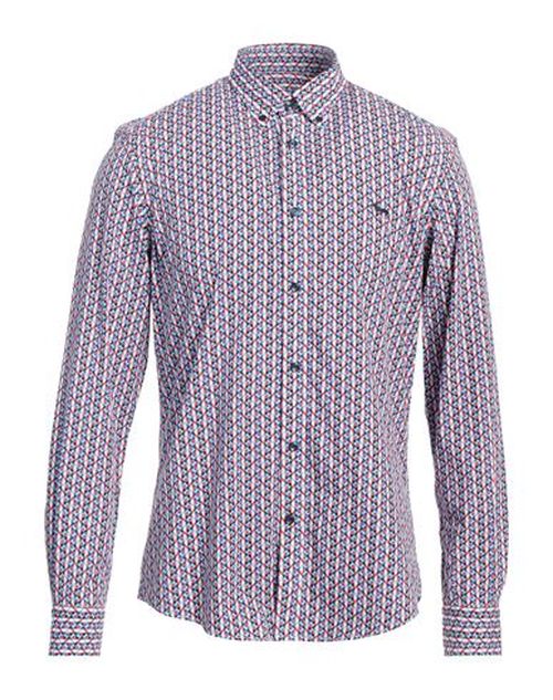 Man Shirt Red Size XL Cotton