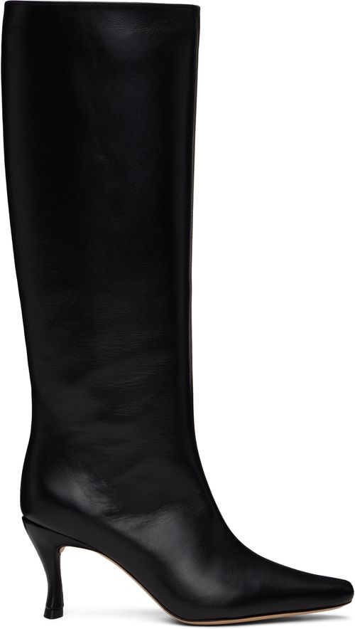 BY FAR Black Stevie 42 Tall Boots
