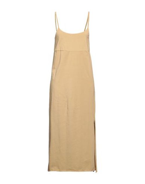 Jucca Woman Midi dress Sand Size L Cotton, Elastane