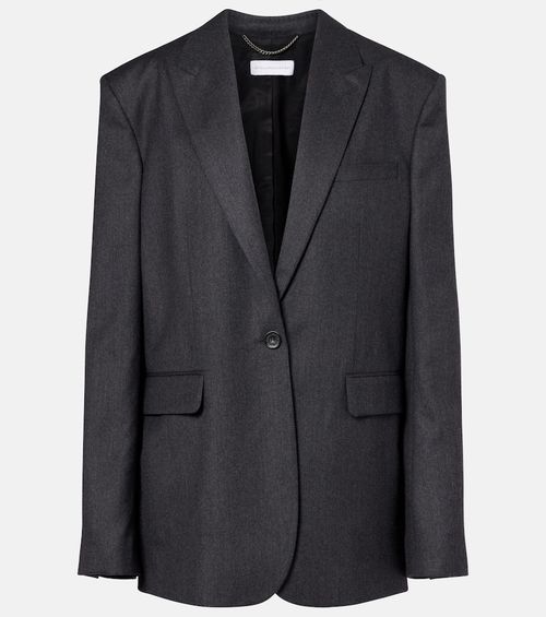 Iconic wool flannel blazer