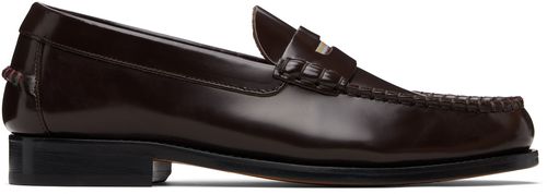 Brown Leather 'Lido' Loafers