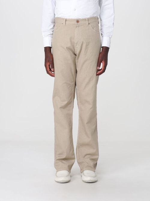 Jeans Men color Beige