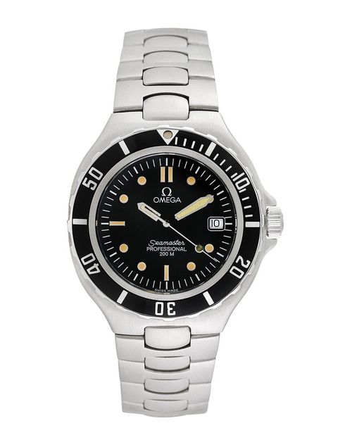 OMEGA Men's Seamaster Watch, Circa 1990's (Authentic Pre-Owned)