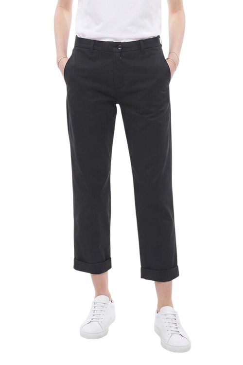 Black Relaxed Fit Chinos