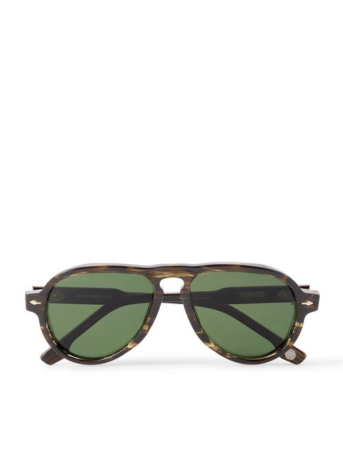 Yellowstone Forever Montana D-Frame Tortoiseshell Acetate Sunglasses