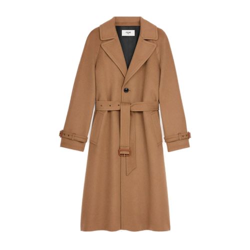 Belted Button-up Coat