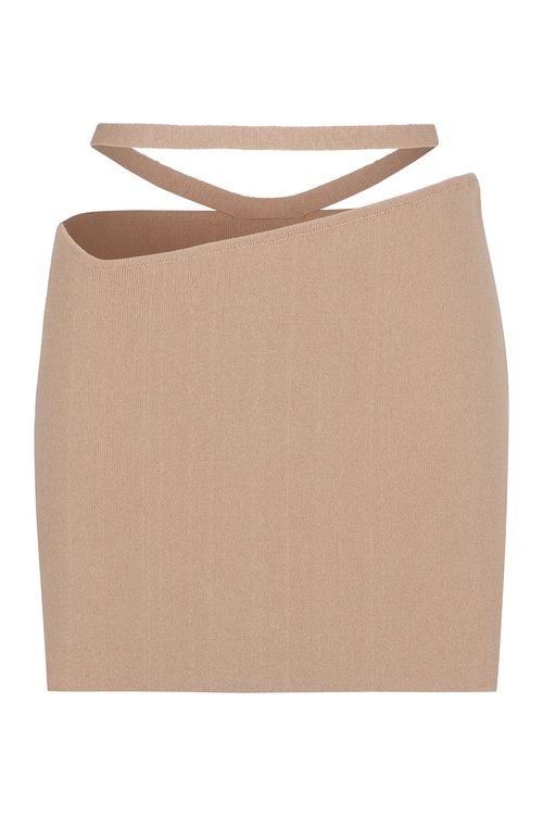 Waist-strap Mini Skirt