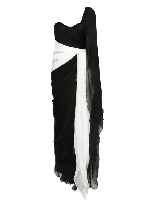 Aris one-shoulder gown - Black