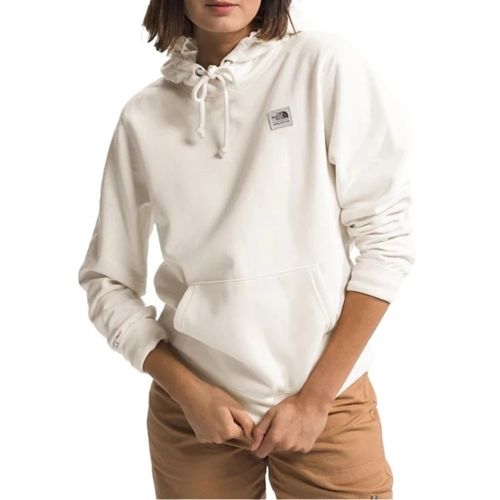 Heritage Patch Hoodie Womens White Long Sleeve Pullover JZZ265