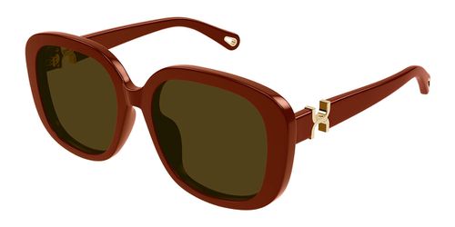 Chloé CH0303SK Asian Fit 004 Men's Sunglasses Burgundy Size 56