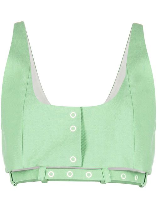Suiting crop top - Green