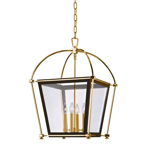 Aged Brass Lantern from the Hollis Collection