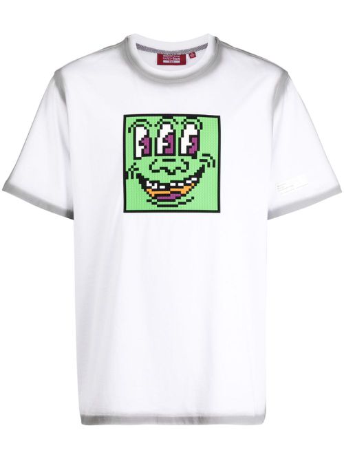 Triple The Eyes cotton T-shirt - White
