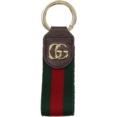 Gucci Women's Multicolored Fabric Keychain