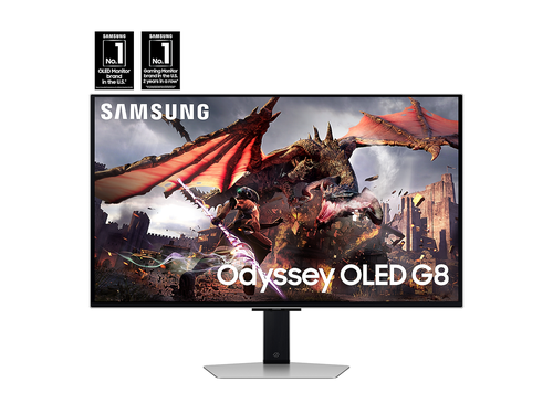 32" Odyssey OLED G8 (G80SD) 4K UHD 240Hz 0.03ms Smart Gaming Monitor with Sleek Metal Design(LS32DG802SNXZA)