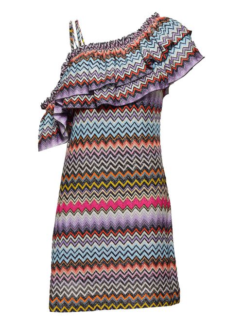 Missoni Zigzag mini dress - Blue