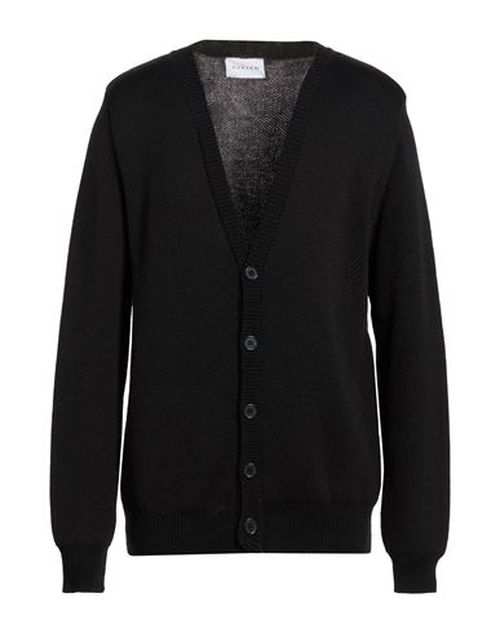 Marsēm Man Cardigan Black Size L Wool, Acrylic