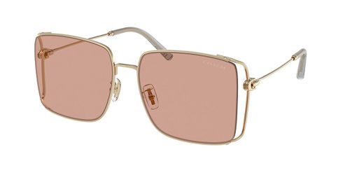 Coach HC7174D CW429 Asian Fit 900584 Women’s Sunglasses Gold Size 59