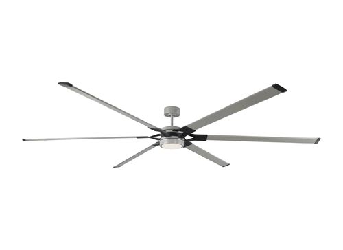 Painted Brushed Steel 96"Ceiling Fan from the Loft Collection