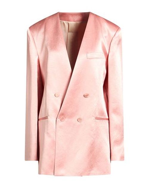 Woman Blazer Salmon pink Size 8 Acetate
