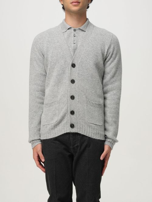 Cardigan Men color Charcoal