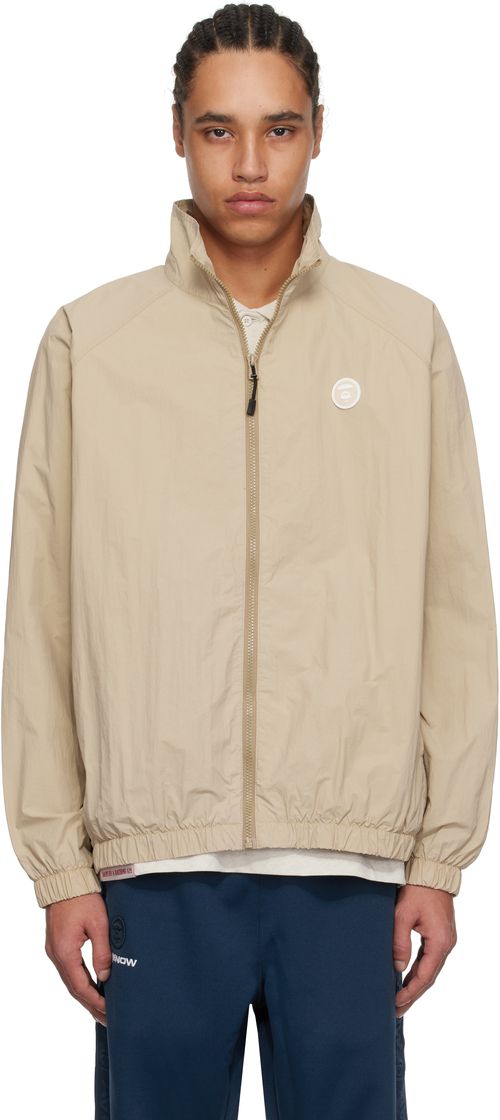 AAPE by A Bathing Ape Beige 'AAPE Now' Light Weight Jacket