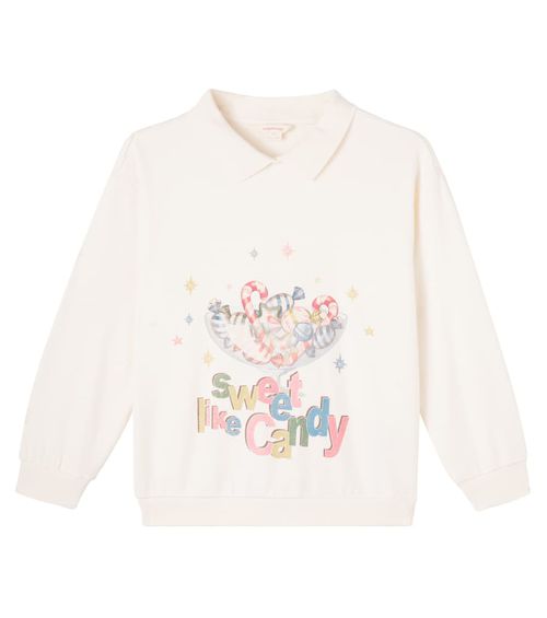 Konges Sløjd Spotty printed cotton jersey sweatshirt