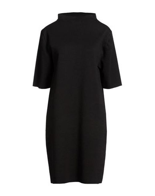 Woman Mini dress Black Size 10 Merino Wool