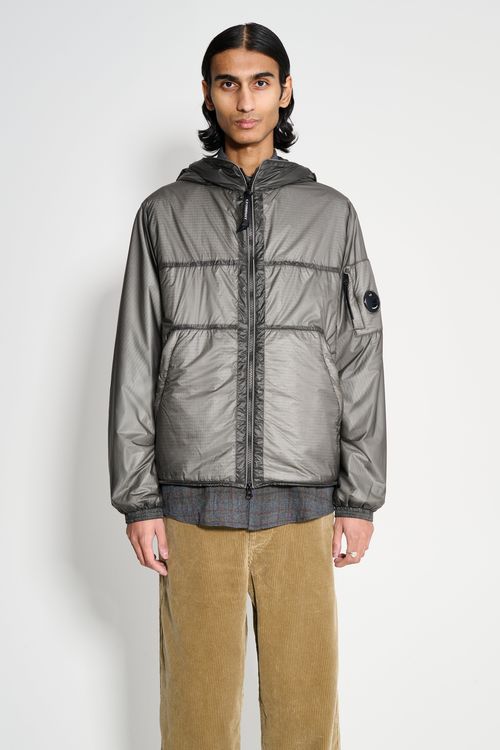 C.P. Company Nada Shell Primaloft® Hooded Jacket Smoked Pear